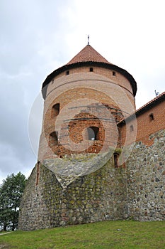 Trakai Fort Tower on Trakai island