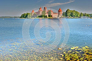 Trakai Island Castle. Trakai. Lithuania