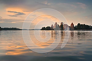 Trakai Sunset photo