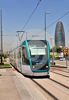 Tram in Barcelona