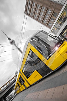 A tram in berlin germany