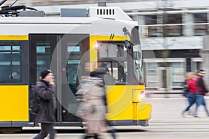 A tram in berlin germany