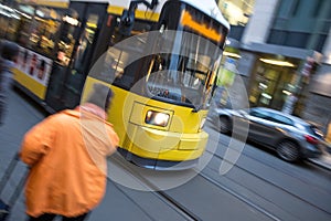 A tram in berlin germany