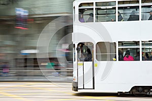 Tram with Blurred Motion