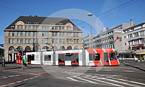 Tram Bombardier in Krefeld