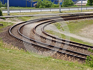 Tram rails