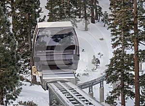 A Tram on the Ridge Resort next to Heavenly Valley