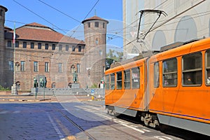Tram a Torino in italia photo