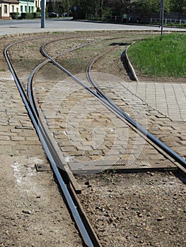 Tram tracks