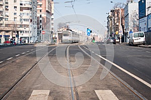 Tram tracks