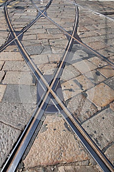 Tram tracks - Tramway Milan