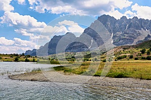 Tramascastilla lake in Valley of Tena in Pyrenees, Spain.