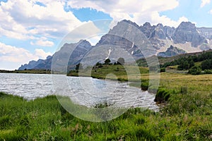 Tramascastilla lake in Valley of Tena in Pyrenees, Spain.