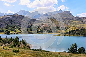 Tramascastilla lake in Valley of Tena in Pyrenees, Spain.