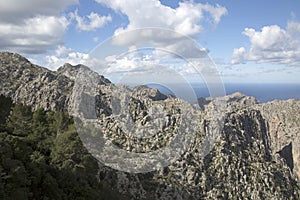 Tramontana Mountains near Lluc, Majorca photo