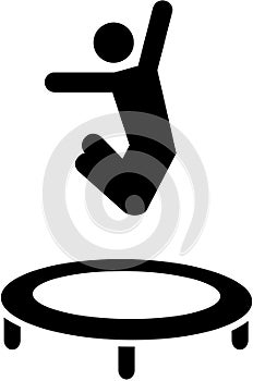 Trampoline icon photo