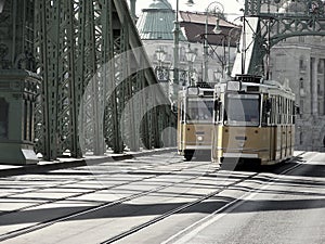 Trams in Budapest