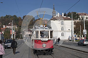 Trams in Prague