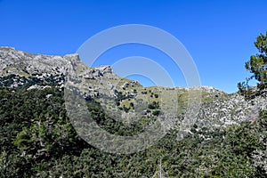 Beautiful view of Sierra de Tramuntana, Mallorca, Spain photo