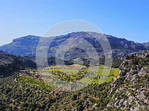Tramuntana Mountains Range on Majorca