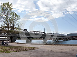 Bridge over Tempe Lake, Phoenix, AZ