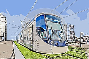 Tramway illustration