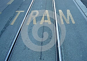 Tramway rails