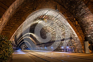 Tramway Tunnel at Night