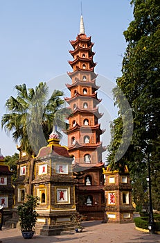 Tran Quoc Pagoda in Hanoi photo