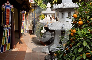 Tran Quoc Pagoda in Hanoi photo