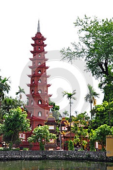 Tran Quoc Pagoda in Hanoi photo