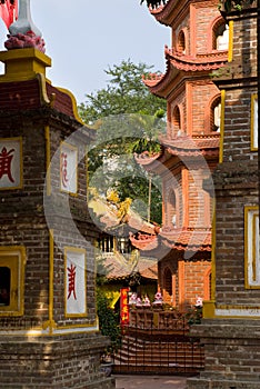 Tran Quoc Pagoda in Hanoi, Vietnam