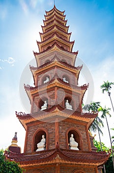 Tran Quoc Pagoda in Hanoi, Vietnam