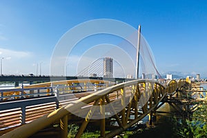 Tran Thi Ly bridge and Nguyen Van Troi Walking Bridge