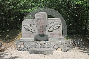 Tranchee de la Soif WW1 memorial near St Mihiel, France