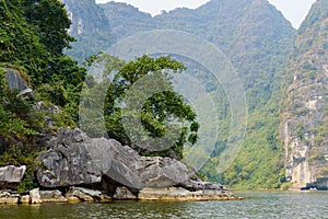 Trang An, Tam Coc, Ninh Binh, Vietnam.