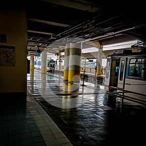 Tranport train waiting