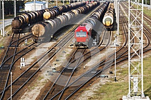 Tranportation of oil on railroad