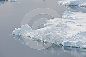 Tranquil Antarctic scene