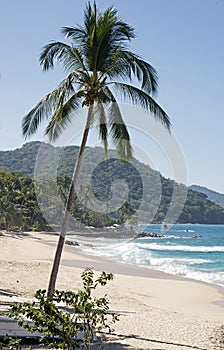 Tranquil beach in the Banderas Bay