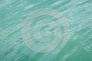 Abstract Nature Background of Clear Blue Water Surface Texture