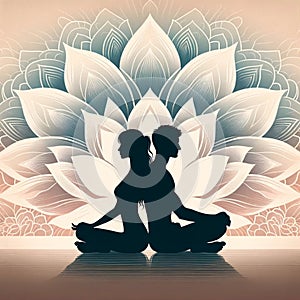 Tranquil Embrace in Lotus Serenity