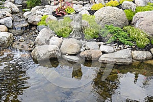 Tranquil Garden and Pond photo