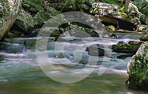 Tranquil Little Stony Creek, Jefferson National Forest, USA