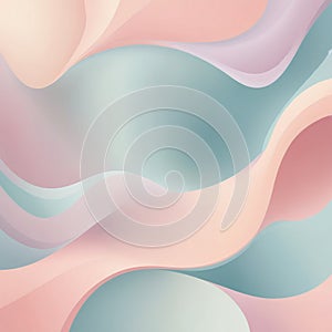 tranquil pastels: fluid abstract pattern