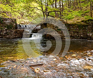 The tranquil river Nedd in the Brecon Beacons