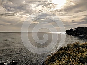 Tranquil Scene by the Shore: Beauty in Nature on a Tranquil Coast