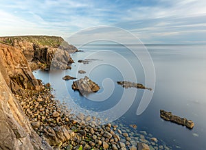 Tranquil Sea, Lands End, Cornwall