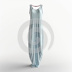 Tranquil Serenity Blue 3d Dress And Nightgown Leggings Set photo