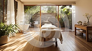 Tranquil Spa Oasis: Serenity and Relaxation in Natures Embrace photo